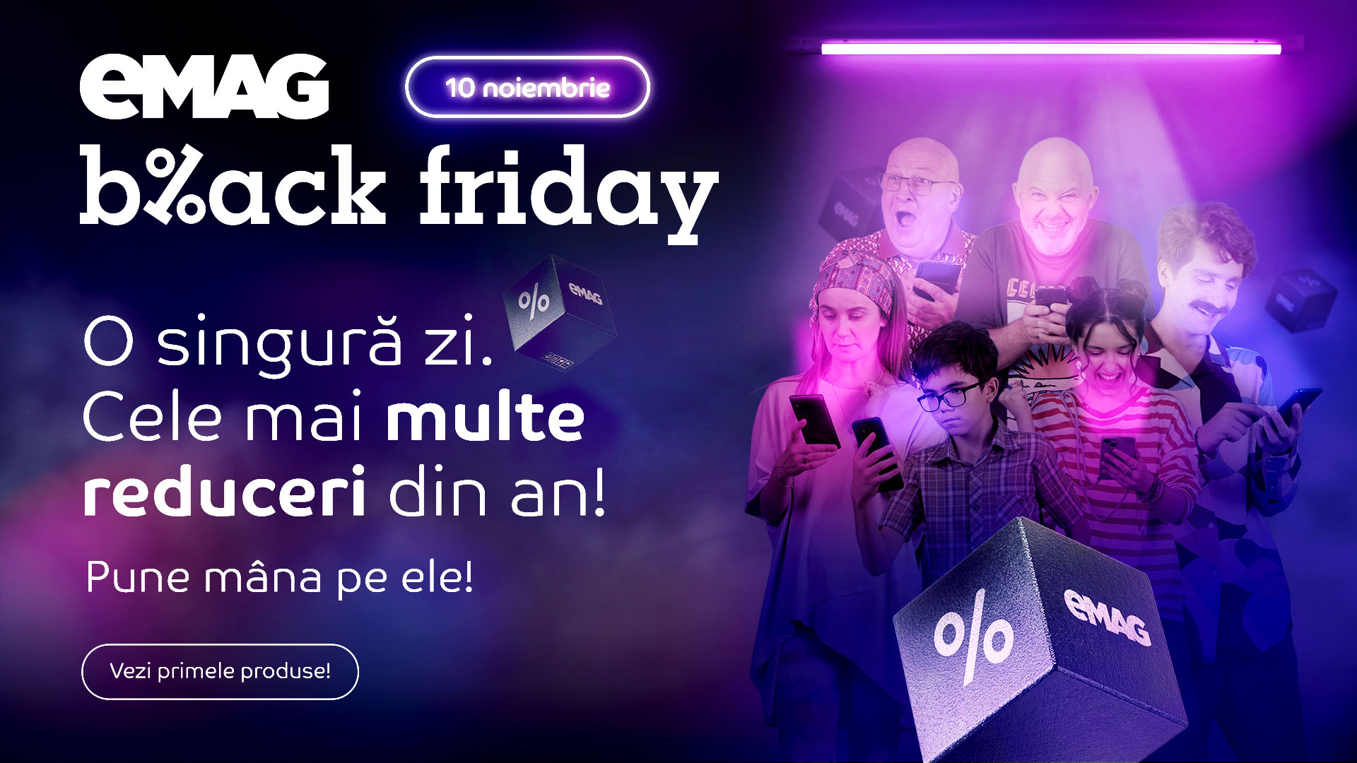 eMAG Black Friday – Key Visuals proposals